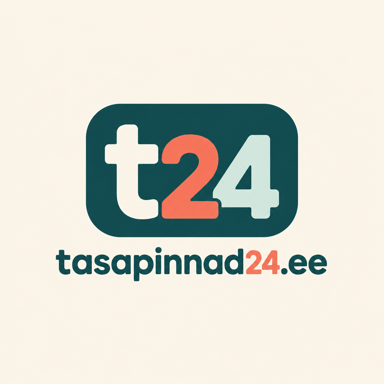 Tasapinnad24.ee logo 02: Sõbralik t24